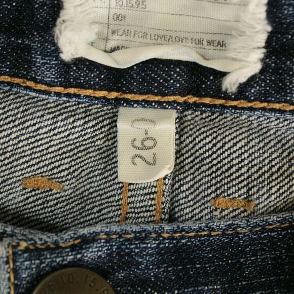 Current Elliott Denim Jeans Womens Size 26 Loved Destroy Skinny Blue Distressed - Picture 11 of 11